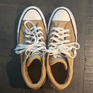Converse Tan and White Sneakers